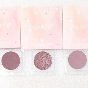 ColourPop Pressed Powder Eyeshadow Single Lot Set Mauves Purples
